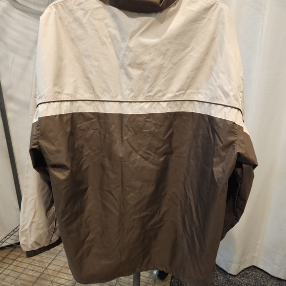 Men's Brown and Tan Windbreaker Daytona Beach - Picture 4 of 5